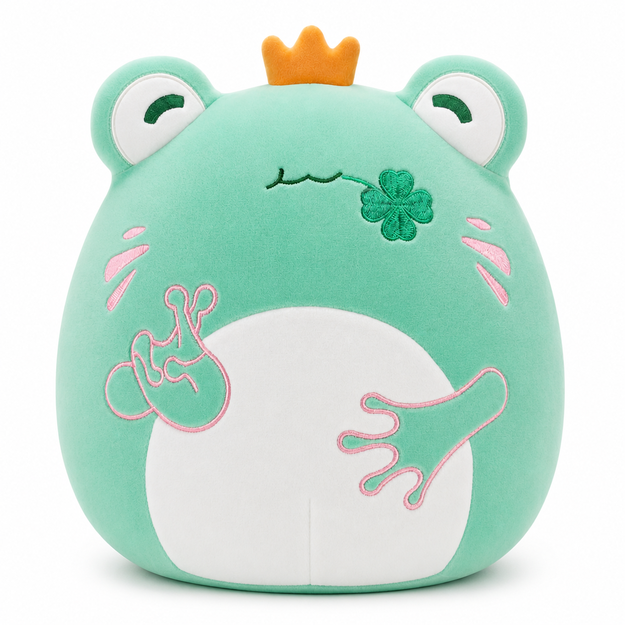 Lucky Crown Frog Plush Toy 12"