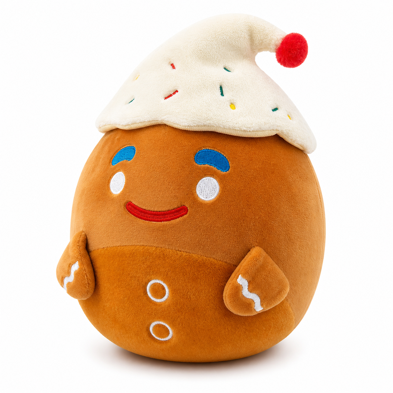 Gingerbread Man Plush Toy — Holiday Stuffed Animal